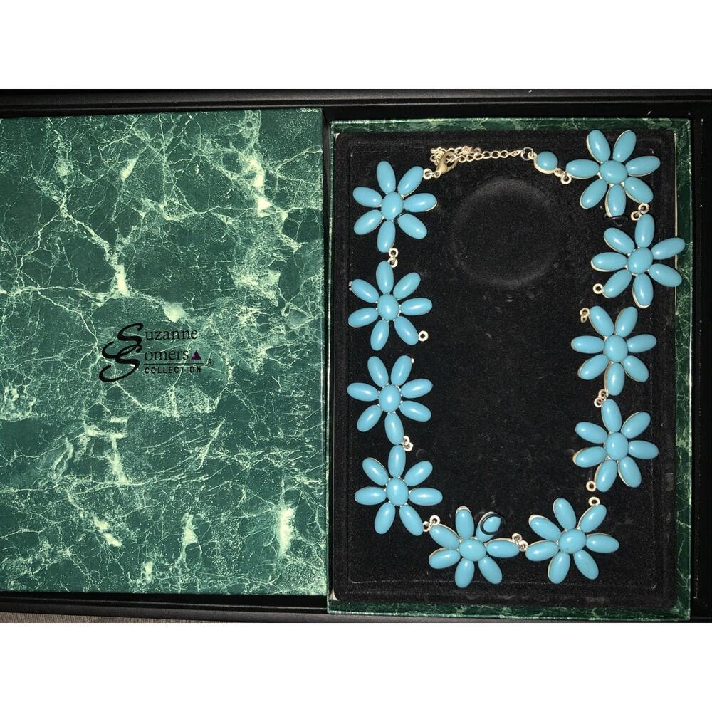 Suzanne Somers Collection Blue 10" Necklace Jewelry